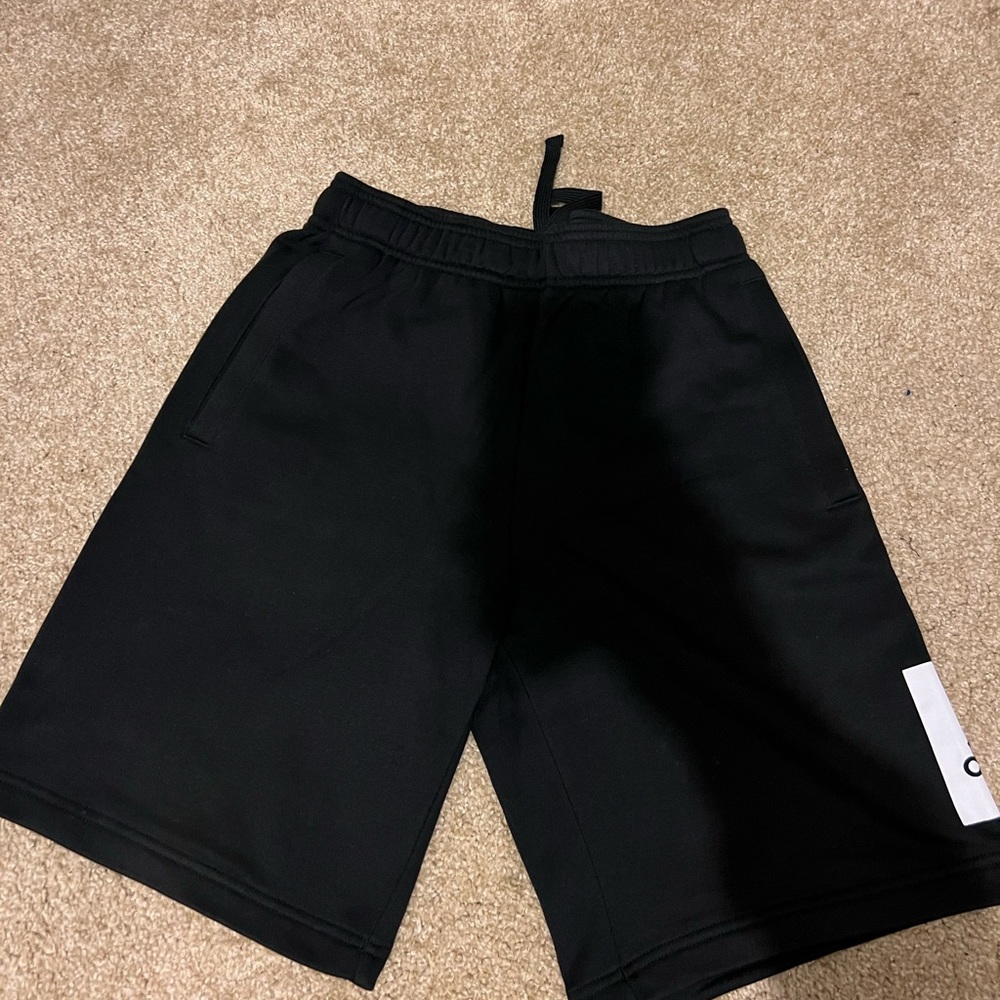 Men’s Adidas Sweat Shorts Black Size Small.